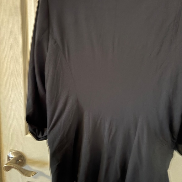 Black rayon blazer, L - Picture 3 of 8